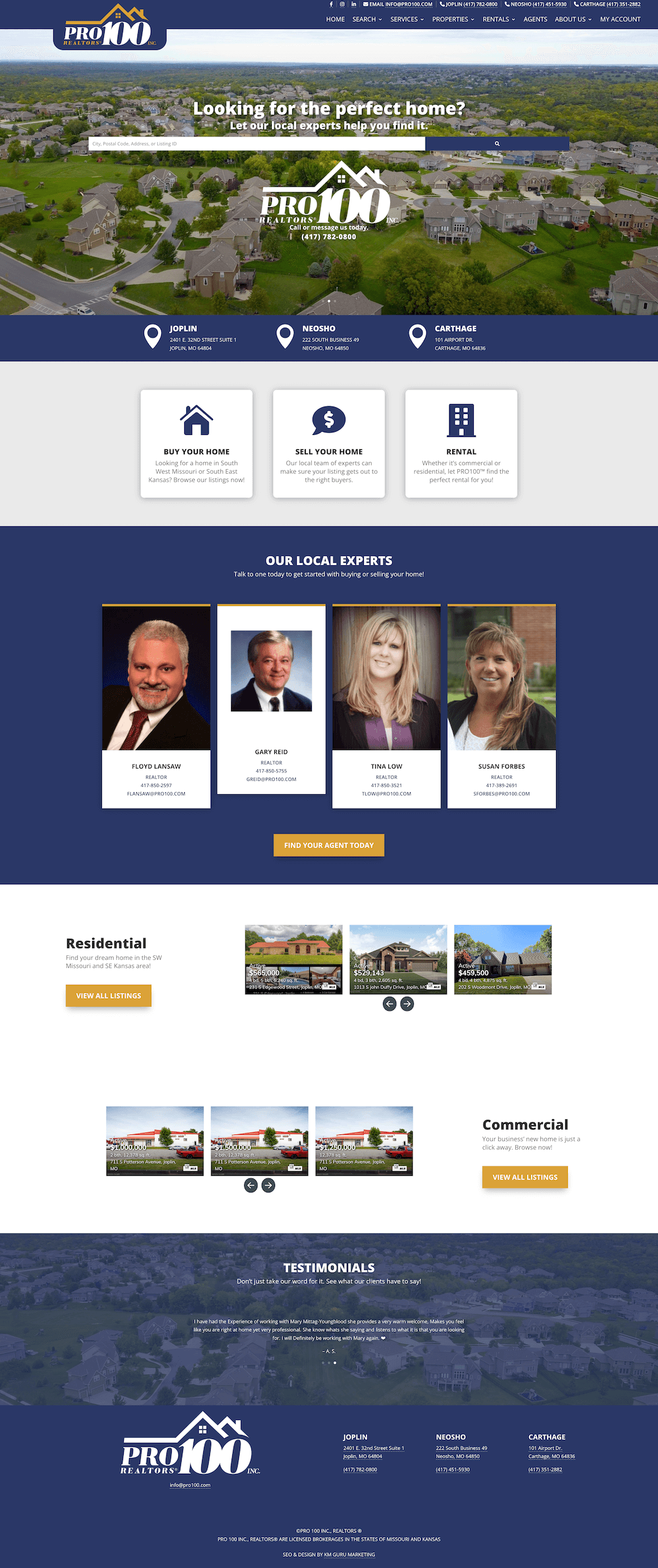 Pro 100 Realtors Best Marketing Agency SEO  Design Guru